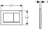 Смывная клавиша для унитазов Geberit Omega 30 115.080.KL.1 фото 2