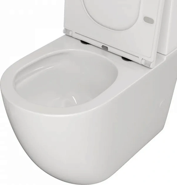 Унитаз-компакт Teymi Milana Vortex W00744 напольный безободковый с микролифтом фото 7