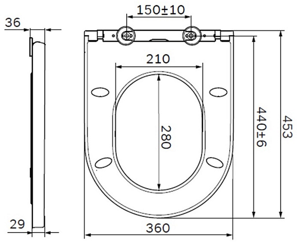 Крышка-сиденье Am.Pm Spirit V2.0 C707858WH с микролифтом фото 2