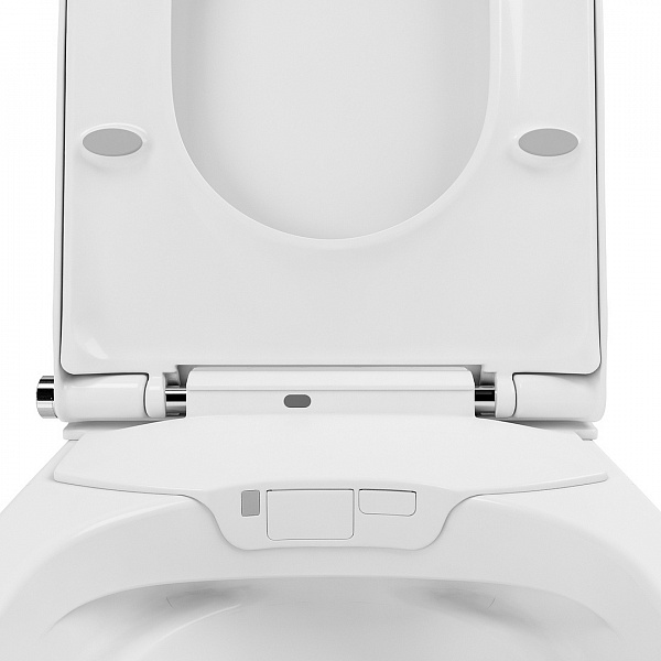 Унитаз Lavinia Boho Smart V-Clean 3359102R подвесной безободковый с микролифтом фото 5