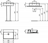 Раковина Ideal Standard Conca 50 см T378401 фото 6