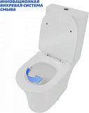 Унитаз-компакт Teymi Belinda Pro Vortex W00120 напольный безободковый с микролифтом фото 10