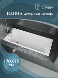 Чугунная ванна Delice Biove 170x75 DLR_220509R фото 2