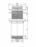 Донный клапан для раковины Wellsee Drainage System 182134000 хром фото 2