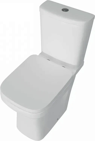 Унитаз-компакт Paomo Lana PO-40703 напольный безободковый с микролифтом фото 2