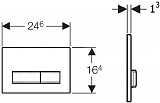 Смывная клавиша для унитазов Geberit Sigma 50 115.788.11.5 фото 3