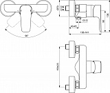 Смеситель Ideal Standard Ceraplan lll B0716AA для душа фото 4