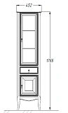 Шкаф-пенал Opadiris Лоренцо 45x175 Z0000008217 левый фото 6