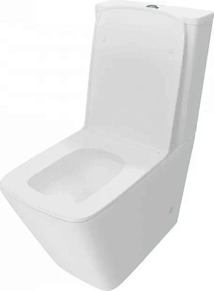 Унитаз-компакт Paomo Eva Vortex PO-40306 напольный безободковый с микролифтом фото 3