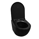 Унитаз Azario Grado AZ-0046N-MB подвесной безободковый с сиденьем микролифт фото 3