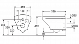Унитаз Gustavsberg Estetic Hygienic Flush GB1183300S3030 подвесной безободковый с микролифтом фото 5