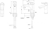 Смеситель Bravat Rhein F1429564BW-9-ENG для раковины фото 2