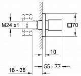 Вентиль Grohe Eurocube 19910000 фото 2