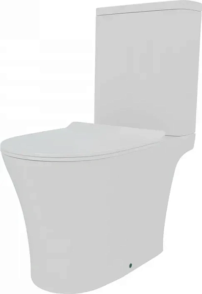 Унитаз-компакт Paomo Belinda Pro Vortex PO-40811 напольный безободковый с микролифтом фото 1
