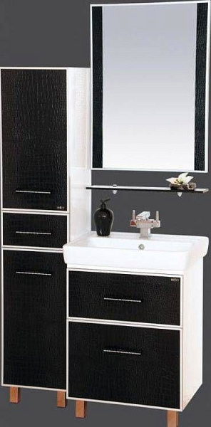 Шкаф-пенал Misty Гранд Lux 35x165 Л-Грл05035-249КрЛ левый фото 2