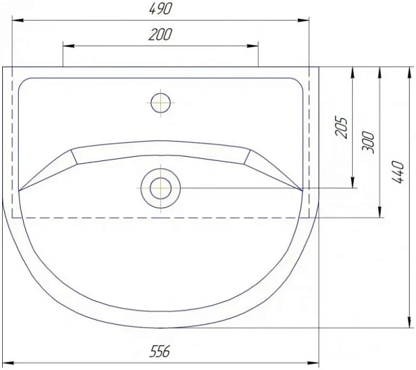 Мебельная раковина Style Line Уют 60 ЛС-00000135 фото 2