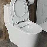 Унитаз-компакт Watersense Rita W00121 напольный безободковый с микролифтом фото 4