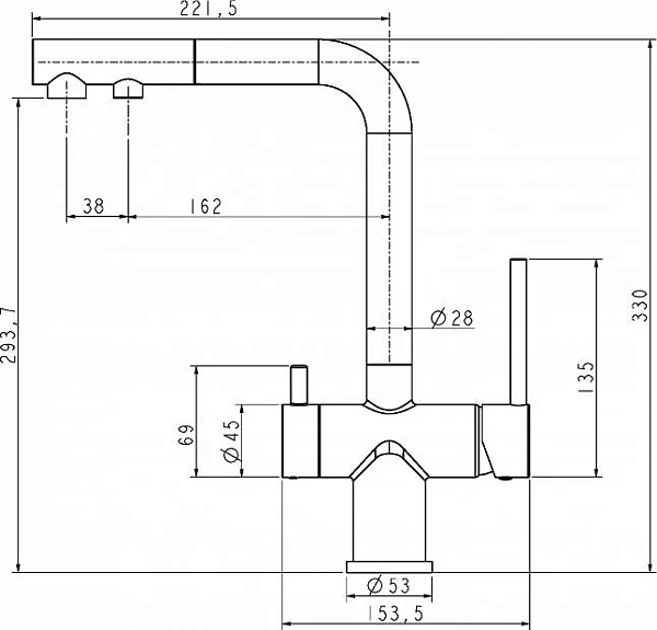 Смеситель для кухонной мойки Paulmark Serpentine Se213222-BR фото 19