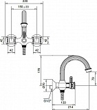 Смеситель Cezares Olimp OLIMP-VD-02-Sw для ванны с душем фото 2