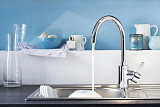 Смеситель Grohe Eurostyle Cosmopolitan 31482003 для кухонной мойки фото 3