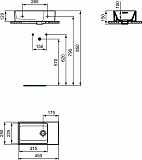 Раковина Ideal Standard Extra 45 см T392201 фото 3