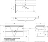 Тумба с раковиной BelBagno Vittoria 100 подвесная фото 14