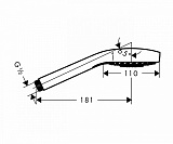 Душевая лейка Hansgrohe Croma  Select E 26812400 фото 2