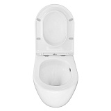 Унитаз Azario Grado AZ-2141D-UQ1 приставной безободковый с сиденьем микролифт фото 5
