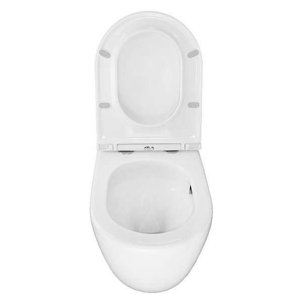 Унитаз Azario Grado AZ-2141D-UQ1 приставной безободковый с сиденьем микролифт фото 5