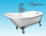 Чугунная ванна Elegansa Schale Iron Feet 170x75 Н0000012 фото 3
