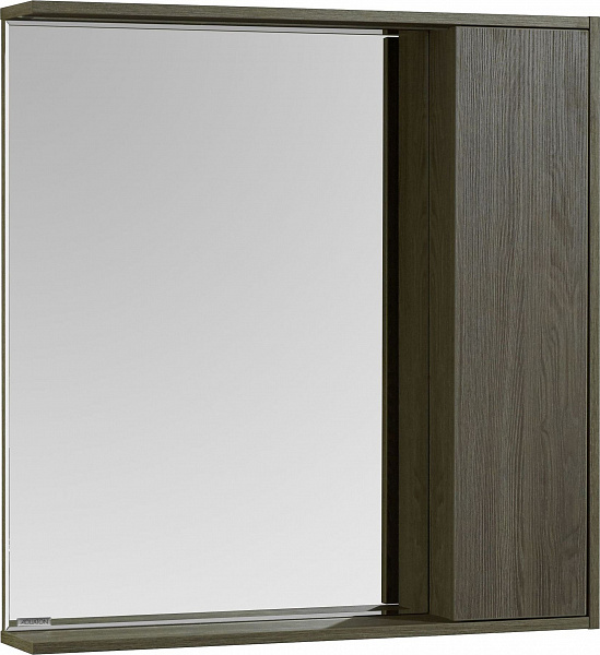 Зеркало Акватон Стоун 80x83 см 1A228302SXC80 правое с подсветкой фото 1