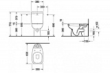 Унитаз-компакт Duravit D-Code 21110900002 напольный с бачком 0927100004 фото 3