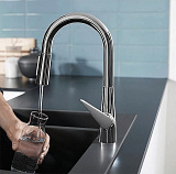 Смеситель Hansgrohe Talis M51 72815000 для кухонной мойки фото 3