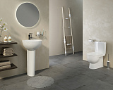 Унитаз-компакт Sanita Luxe Art WC.CC/Art/2-DM/WHT.G/S1 напольный с сиденьем микролифт фото 4