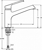 Смеситель Ideal Standard Retta B8981AA для кухонной мойки фото 3