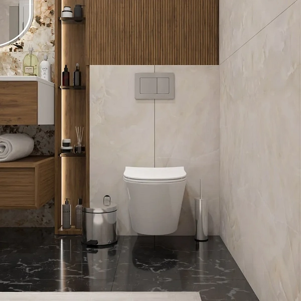 Унитаз Paomo Rita Pro PO-40202 подвесной безободковый с микролифтом фото 3