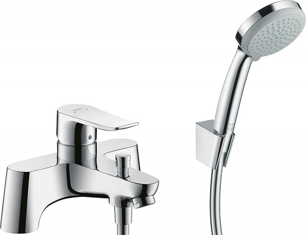 Смеситель Hansgrohe Metris 31422000 на борт ванны фото 1