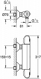 Термостат Grohe Grohtherm 1000 34550000 для душа фото 7