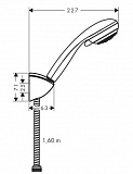 Душевой гарнитур Hansgrohe Crometta 85  27559000 фото 3