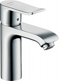 Смеситель Hansgrohe Metris CoolStart 31121000 для раковины с донным клапаном фото 1