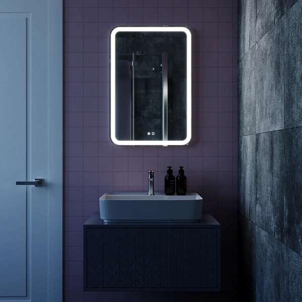 Зеркало Mixline Мальта-VOICE 80x55 4630104807500 с подсветкой фото 6