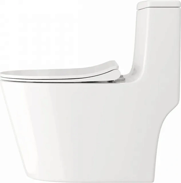 Унитаз-компакт Watersense Rita W00121 напольный безободковый с микролифтом фото 6