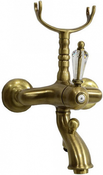 Смеситель Caprigo Antique Swarovski 04S-011-vot для ванны с душем фото 1