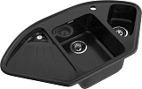 Мойка для кухни GranFest Corner C-1040E чёрный фото 1