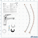 Смеситель Milardo Niagara NIASB00M01 для раковины фото 5