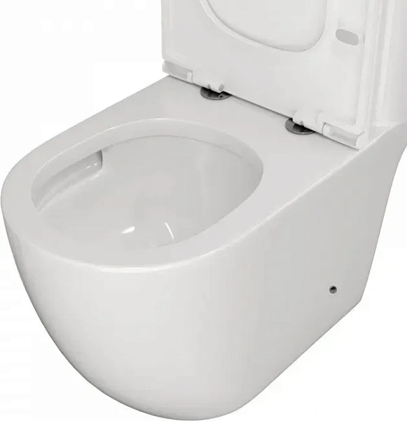 Унитаз-компакт Paomo Milana Vortex PO-41137 напольный безободковый с микролифтом фото 3