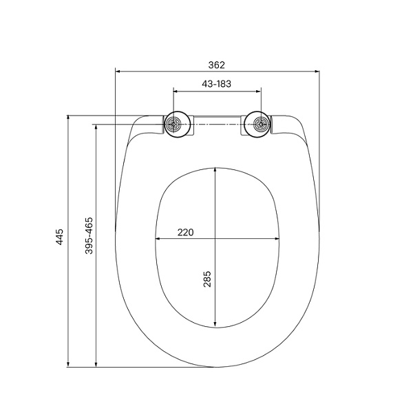 Крышка-сиденье Iddis Optima Home ID 136 Dp Sc быстросъемное с микролифтом фото 11