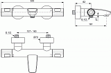 Термостат Ideal Standard Ceratherm T100 A7238AA для ванны с душем фото 2