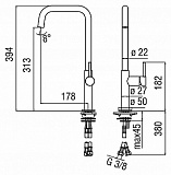 Смеситель Nobili Acquerelli AQ93113CR для кухонной мойки фото 2