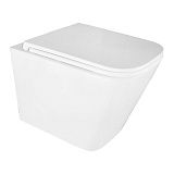 Унитаз Azario Teramo AZ-0052-UQ1 подвесной безободковый с сиденьем микролифт фото 1